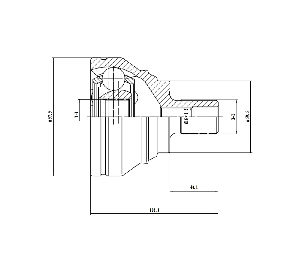 EWIGER - EW121150098-EWI - Joint Kit, drive shaft