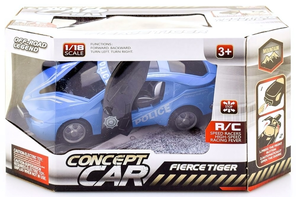 Р/у машина, 4 функции, откр.двери, аккумулятор, в ассортименте