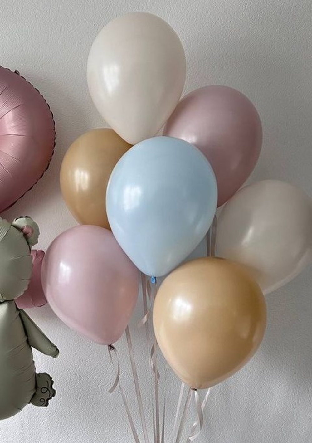 Сет шаров «Мишка с кексиком»