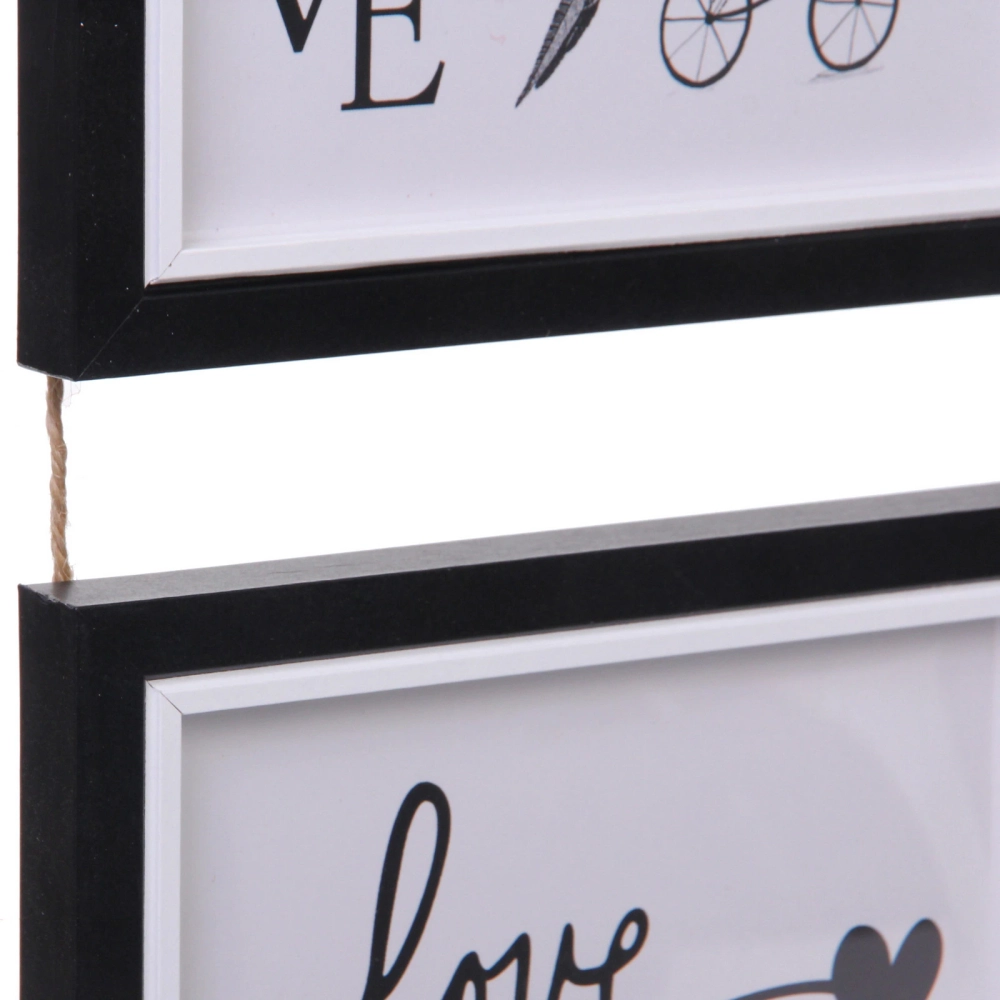 Фоторамка на 3 фото 10*15см «Maria» цвет черный