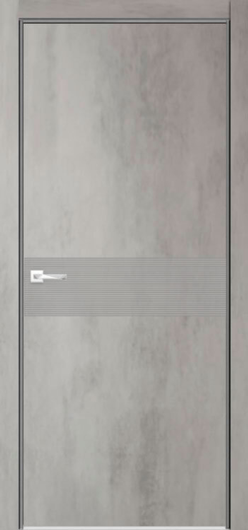 Межкомнатная дверь Севилья 20 / Цвет Бетон светлый / Двери Верда