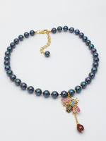 91001114 Колье SELENA PEARLS