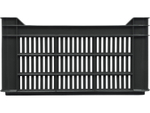 Ящик перфорированный 500×300×264, арт.: 112, объём 39.6, чёрный, код: 01305