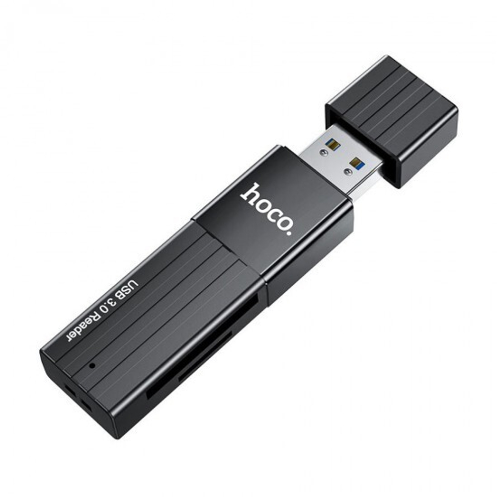 Картридер HOCO HB20, USB 3.0, 012140 Черный