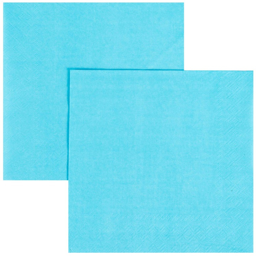 Салфетка в голубом цвете, 33 см, 12 шт