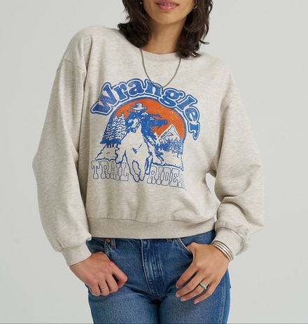 Толстовка женская WRANGLER OVERSIZED SWEAT