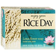 Мыло туалетное Lion с экстрактом лотоса Rice Day Soap 100 г