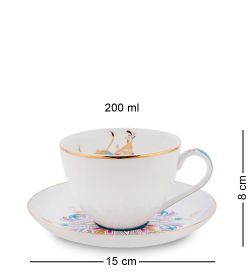 Pavone JK- 94 Чайный набор на 2 перс. «Песня Мотылька» (Canzone Falena  )