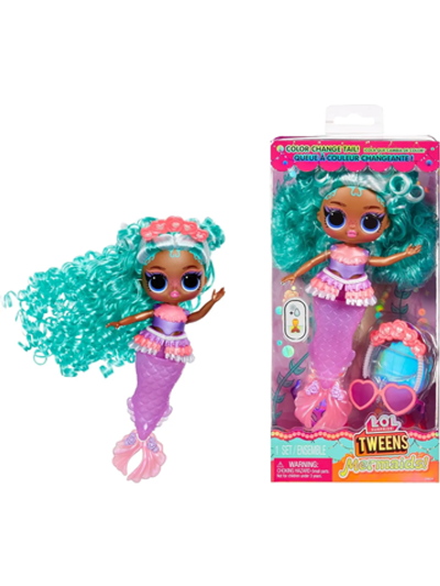 Мини-кукла L.O.L. Surprise! Tweens Русалочка Серена Финн | L.O.L. Surprise! Tweens Mermaids Serena Finn 510598euc 4+