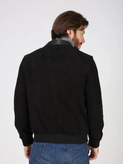 Кожаная куртка демисезонная замша