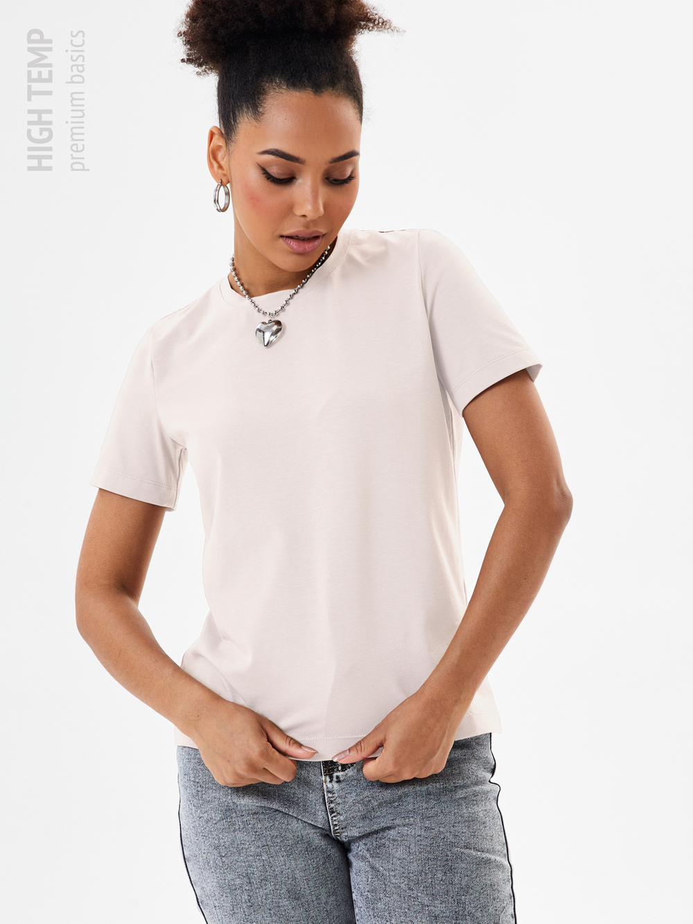 Базовая классическая футболка из хлопка