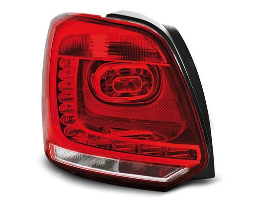 Задние фонари red white led для VW Polo 5