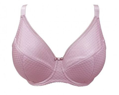 Бюстгальтер с полудублированной чашкой на тонком поролоне (Размер: 80E) (Цвет: розовый)