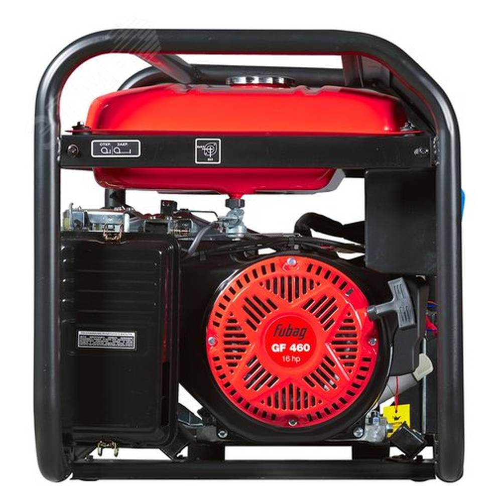 Бензиновый генератор с электростартером и коннектором автоматики Fubag BS 6600 A ES