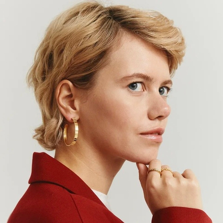 Серьги MUTUL позолота