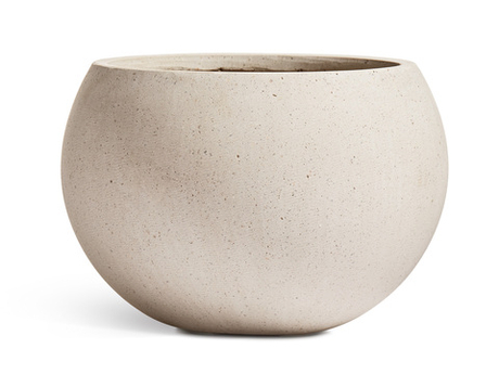 Кашпо TREEZ Effectory - Beton - Полусфера