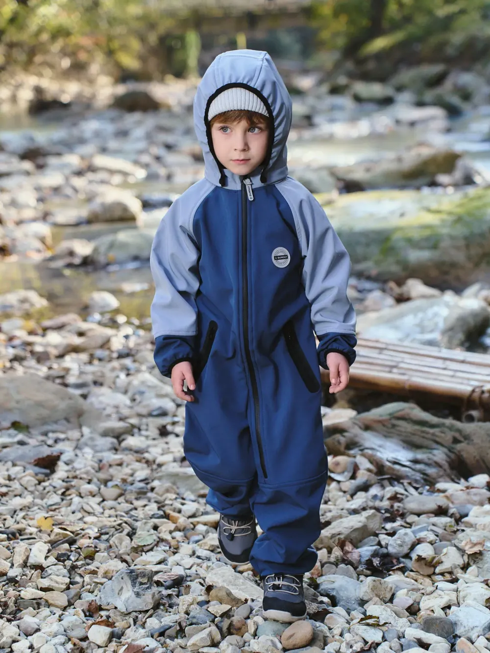 Комбинезон Колор блок Softshell демисезонный "Шторм"
