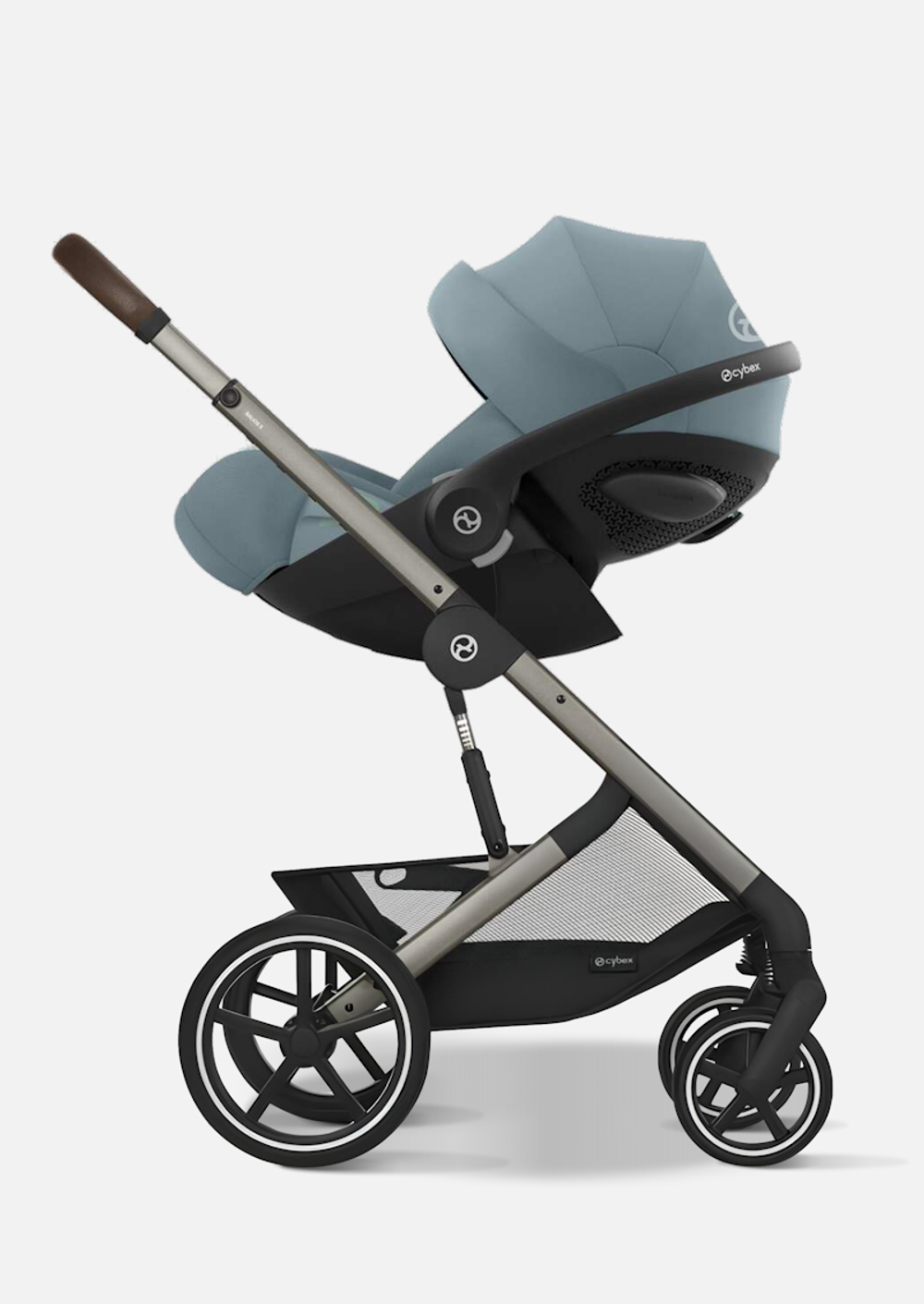 Cybex Детская коляска Balios S Lux BLK 2 в 1 цвет Stormy Blue