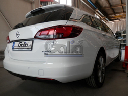 Фаркоп оцинкованный Galia O0618A для Opel Astra K универсал 2016-(паспорт и сертификат в комплекте)(без электрики)