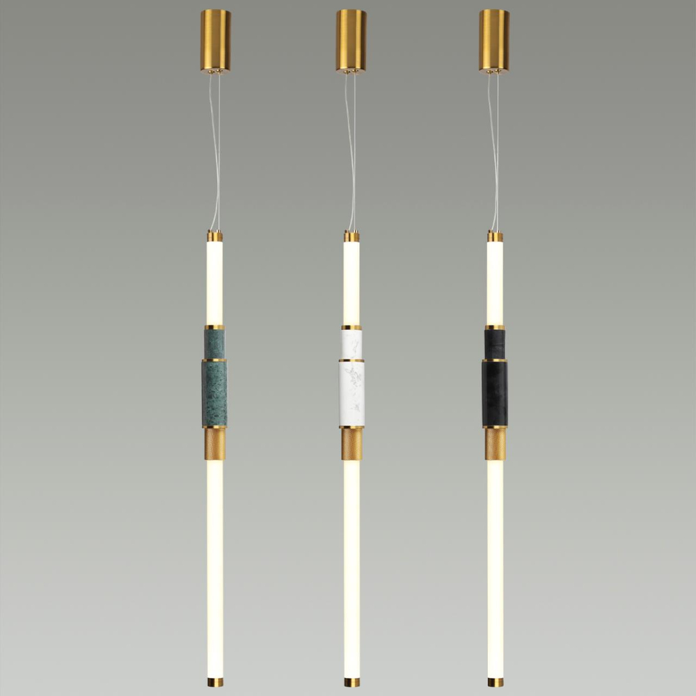 4359/14L MIDCENT ODL24 000 белый мрамор/антич. бронза/металл/акрил Подвесной светильник (ВЕРТ. И ГОРИЗОНТ) IP20 LED 14W 3000K 220V MARMI