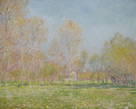 "Весна в Живерни", Моне, Клод, картина (репродукция), Настене.рф