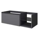 Armadi Art QUATRO 6 120см (80+40) тумба ANTHRACITE профиль ANTHRACITE