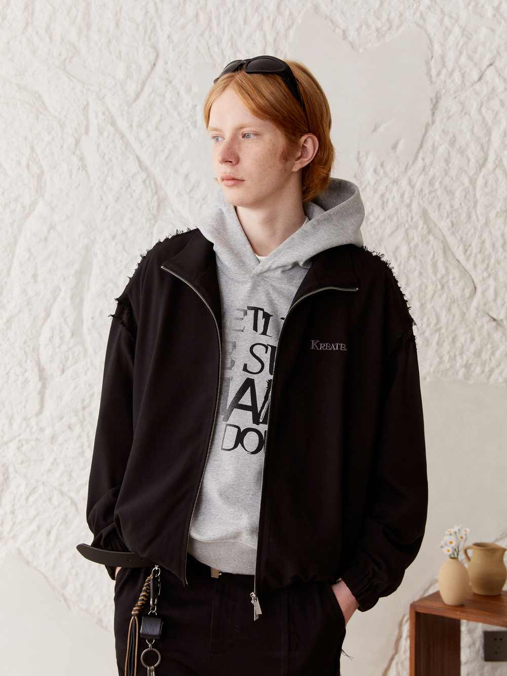 Куртка KREATE "Punk" Raw Edges Zip-Jacket