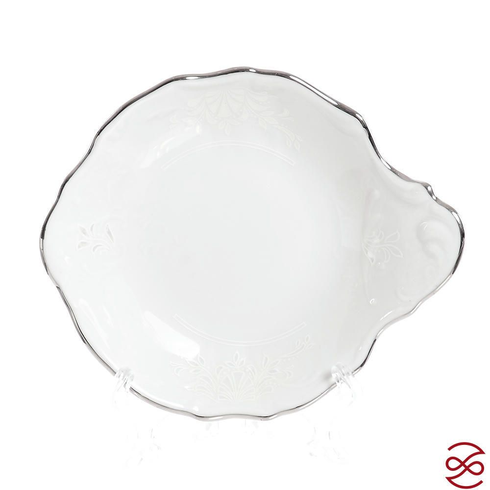 Набор розеток с ручкой Bernadotte Платиновый узор 13 см(6 шт)