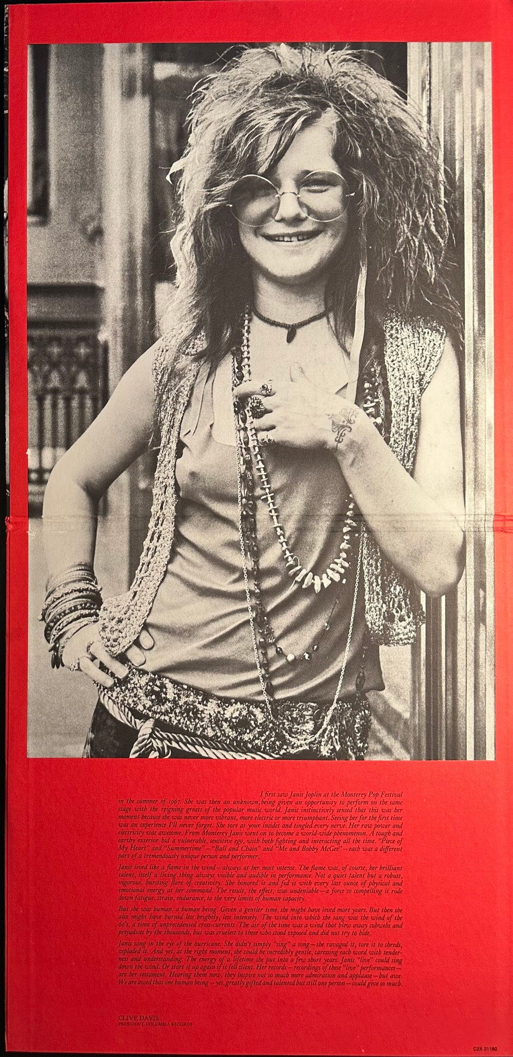 Janis Joplin - In Concert 2LP (США 1972г.)