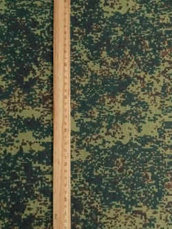 Ткань бязь плательная, рис. "Камуфляж пиксель", ширина 150 см, арт. 271