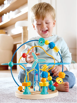 Детская головоломка "Умняша" Галактический лабиринт c бусинами