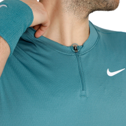 Мужское теннисное поло Nike Dri-Fit Advantage Court Polo Men - Turquoise