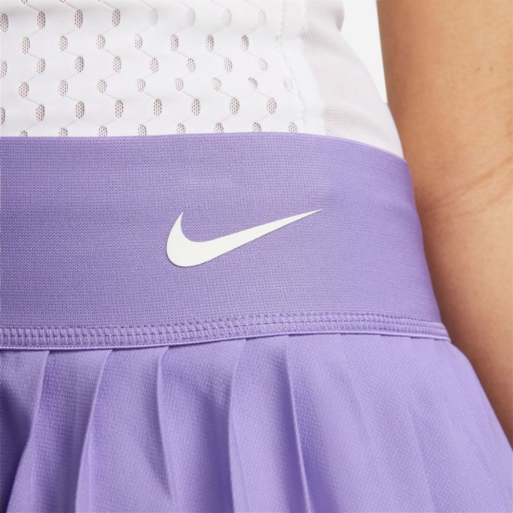 Женская Юбка теннисная Nike Court Dri-Fit Advantage Pleated Tennis Skirt - space purple/white
