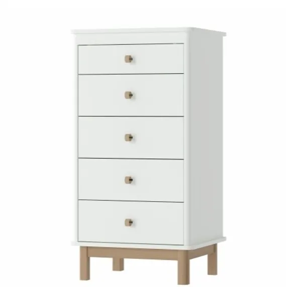 Комод Classic 5 ящиков (белый)
