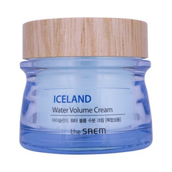 The Saem Iceland Aqua Moist Cream увлажняющий крем с минеральной ледниковой водой Исландии