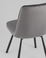 Стул Boun вращающийся велюр темно-серый