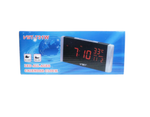 Часы VST-731W-1 C`/дата, красное свечение (Сеть 220в)