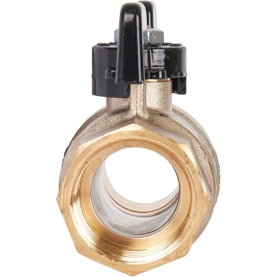 Кран шаровый STOUT Н-В 1&quot; бабочка полнопроходной 26345