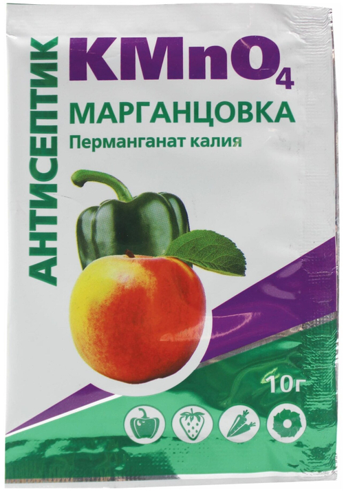 ПЕРМАНГАНАТ КАЛИЯ (МАРГАНЦОВКА) 10 ГР