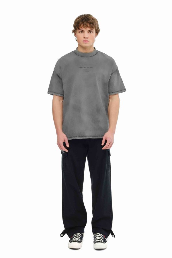 Футболка Garment Dyed Passion серая - фото 5