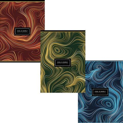 Тетрадь А4 80л. клетка "Мрамор" (Альт)