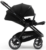 Коляска Agex Prima Pro 3 в 1 с автокреслом i-Team ATG080 Grey APP626 Black (Черный)