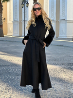 Пальто из шерсти ламы