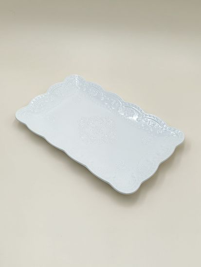 Блюдо сервировочное прямоугольное 31х18х3 см.