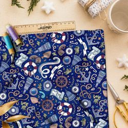 Ткань флис мелкое морское оборудование