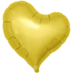 Шар фольгированный Сердце 63 см (Золотой)