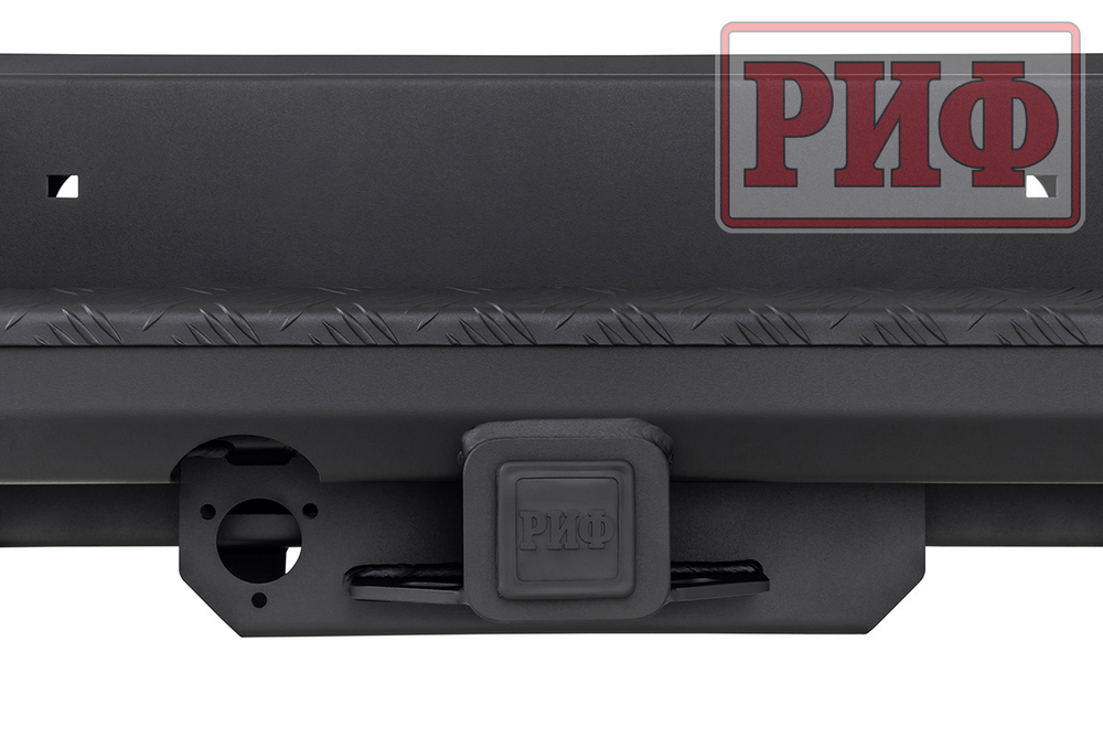 Бампер силовой задний Great Wall Poer с квадратом под фаркоп и фонарями РИФ