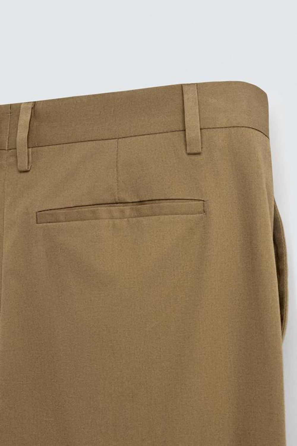 ZARA КОСТЮМНЫЕ БРЮКИ СО СКЛАДКАМИ LIMITED EDITION, РЫЖЕВАТО-КОРИЧНЕВЫЙ