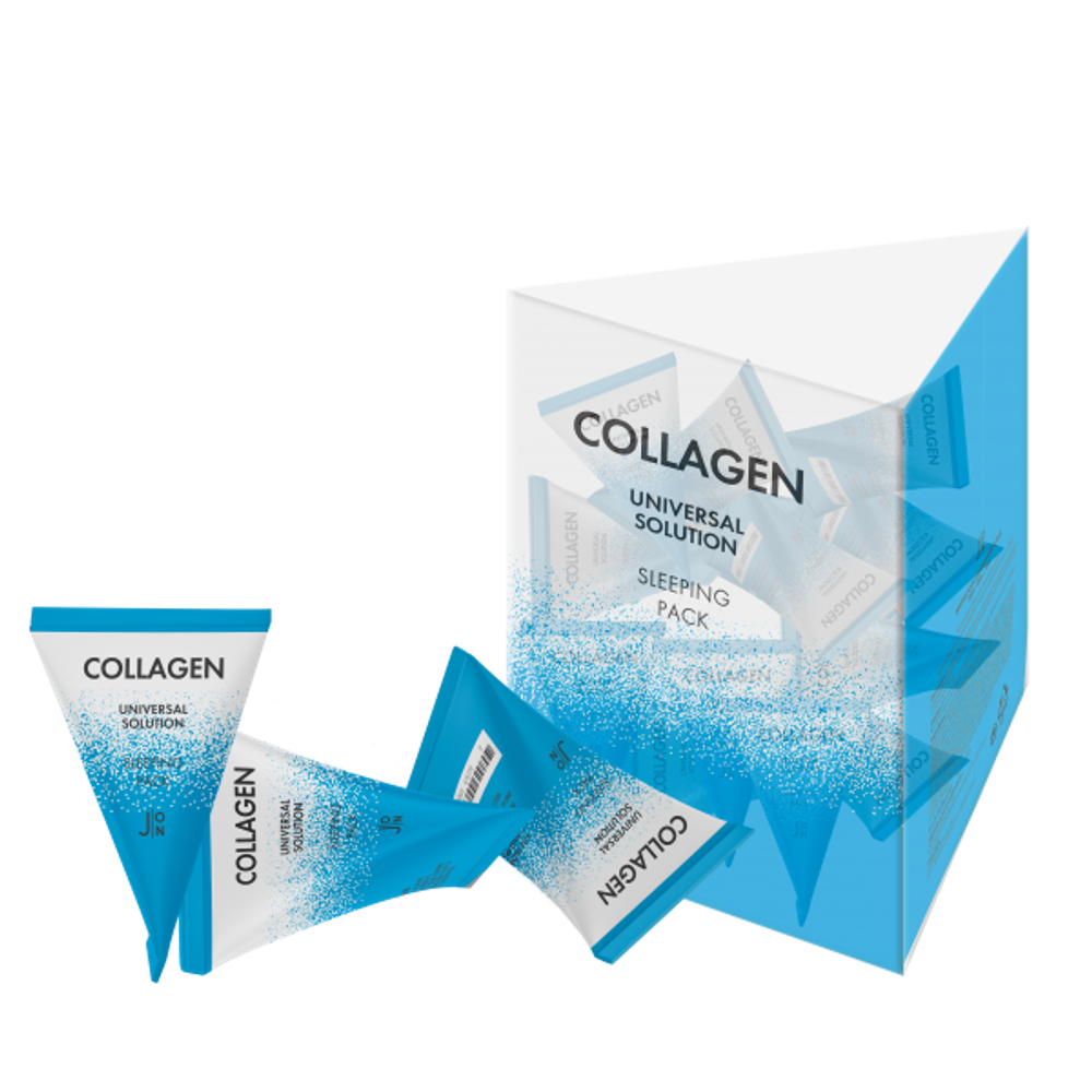 J:On Collagen Universal Solution Sleeping Pack универсальная ночная маска с коллагеном (в пирамидках)