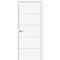 Купить Межкомнатная дверь ПЭТ Граффити-2.Д.П White Silk глухая